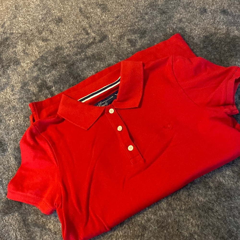 American Eagle size medium women’s polo shirt